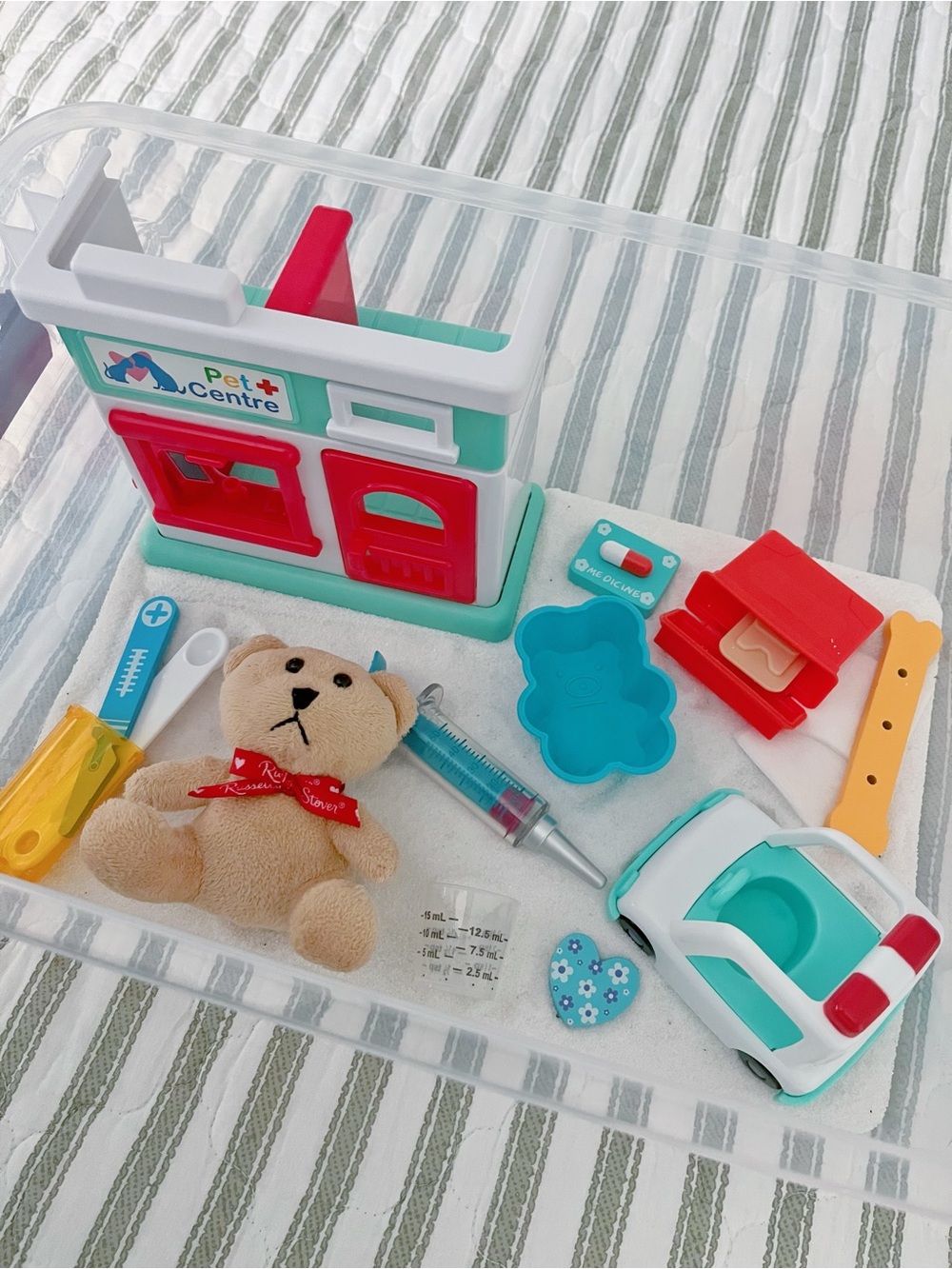 Teddy Bear Hospital Sensory Kit - Kids Educational Toys Doctor Set